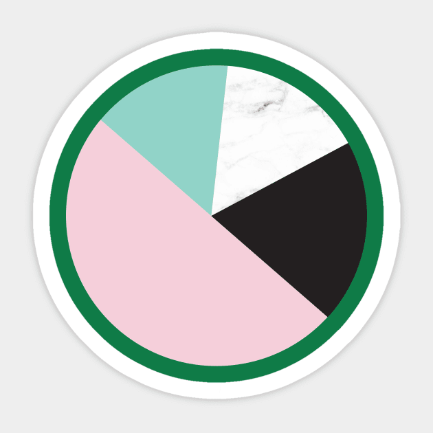 Pastel Circle Sticker by Belle_Kelly